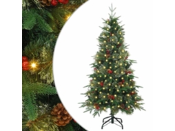 Conjunto 1 Decoração De Natal Vidaxl Verde Plástico (120 Cm)