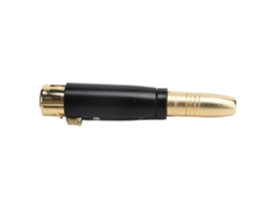 Adaptador de 6,35 mm fêmea para XLR, zinco, para microfone, guitarra, áudio AQUAFORGE