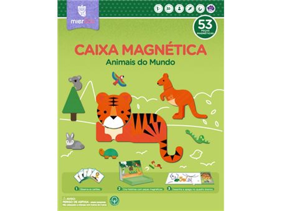 Caixa Magnética - Animais Do Mundo