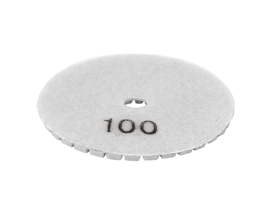 Laxiscreed Pad De Polimento De Diamante Redondo 3 Polegadas Para Granito E Mármore, Polimento Húmido