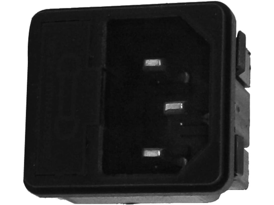 Plugue Iec320 C14, Dispositivo Antirretorno, Porta fusível, Tomada de Alimentação Ac250v 10a CHABERLU