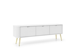 Móvel De Tv: Branco, Patas Douradas, 168 X 57 X 39 Cm 3E 3XE LIVING.COM