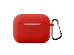 Película protetora de silicone para fones de ouvido com gancho. Espessura: 1,3 mm. Compatível com AirPods Pro 3. GIECY