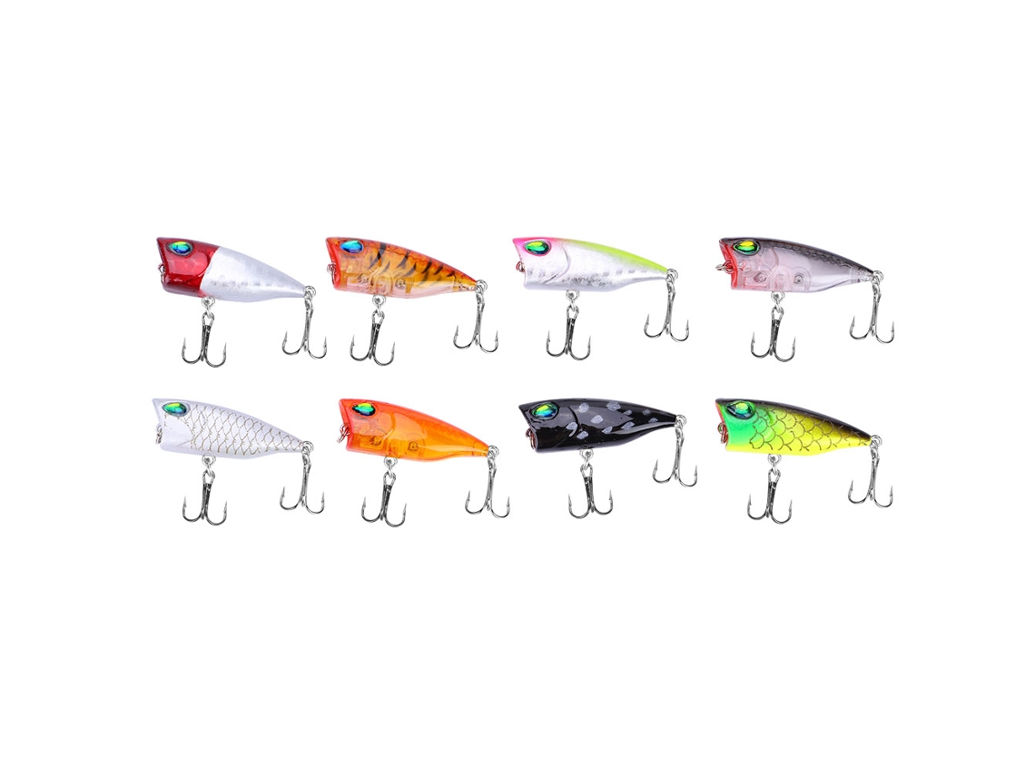 Freshwater Lure (slope Climbing Bionic, Exclusively For Bass) 4cm/3.3g, 8pcs