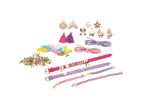 Conjunto de joias de unicórnio brinquedo infantil