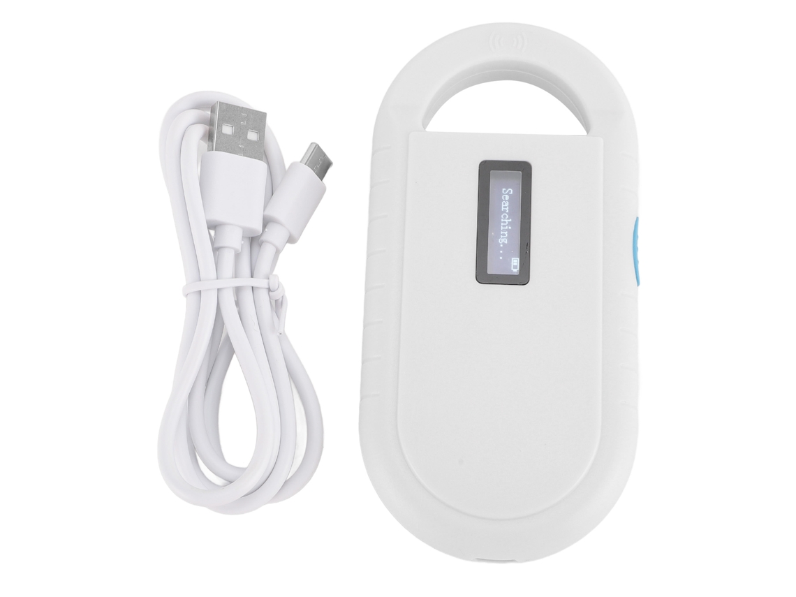 Aetheria leitor de Microchip para Pets Portátil Profissional 134.2khz Scanner de Identificação Animal Cão Gato