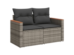 Garden Sofa, Garden Sofas Vidaxl Cinzeto Rattan / Vime (n/a)