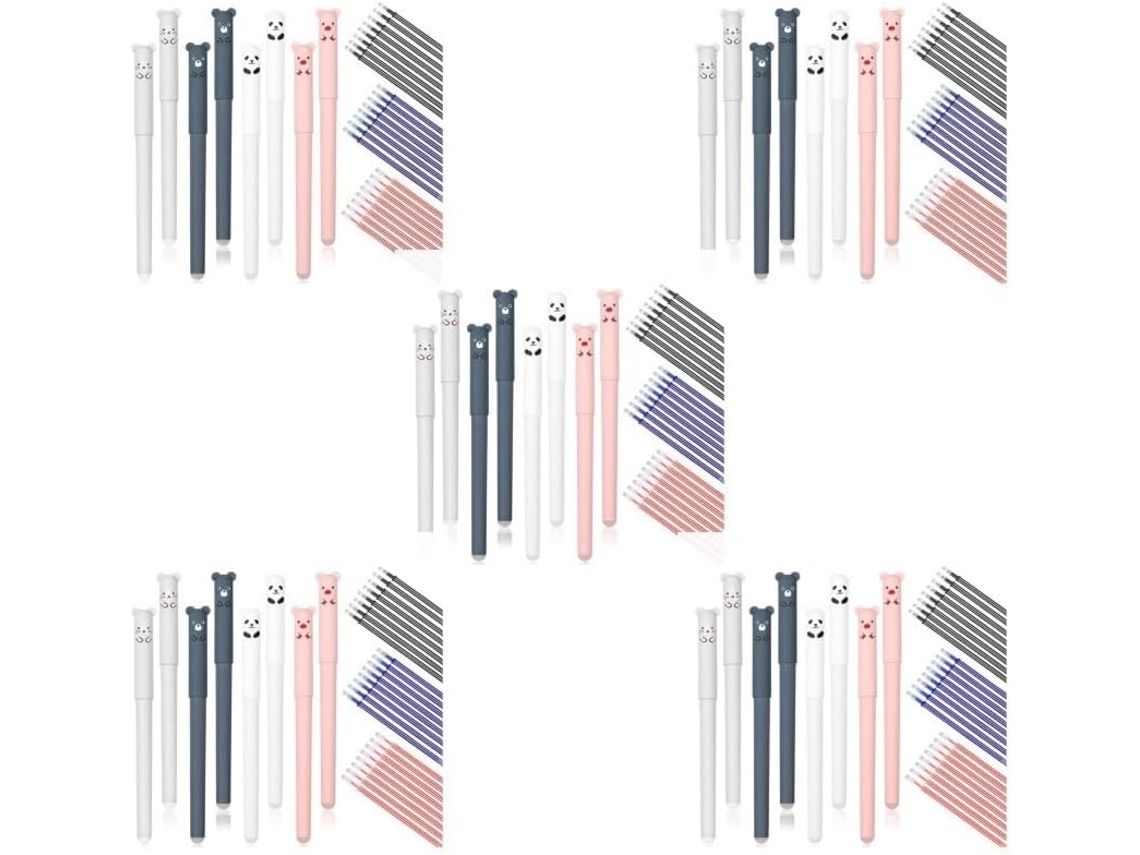 Canetas Em Gel Kawaii, Esferográficas Apagáveis, Conjunto De Recarga