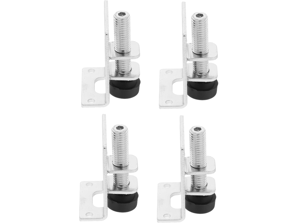 Niveladores De Móveis Ajustáveis, Resistentes, Com Rosca, Para Mesas E Armários, 6cm De Diâmetro, Com Parafusos