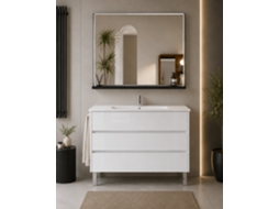 Móvel De Casa De Banho Com Lavatório Origenbath Imperia Sem Espelho 80x45 Cm Branco