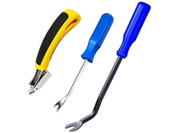 Lurelia Agrafador De Mesa, Pack De 3, 3 Cm, Metal, Magnético, Antiderrapante, Resistente, Com Removedor