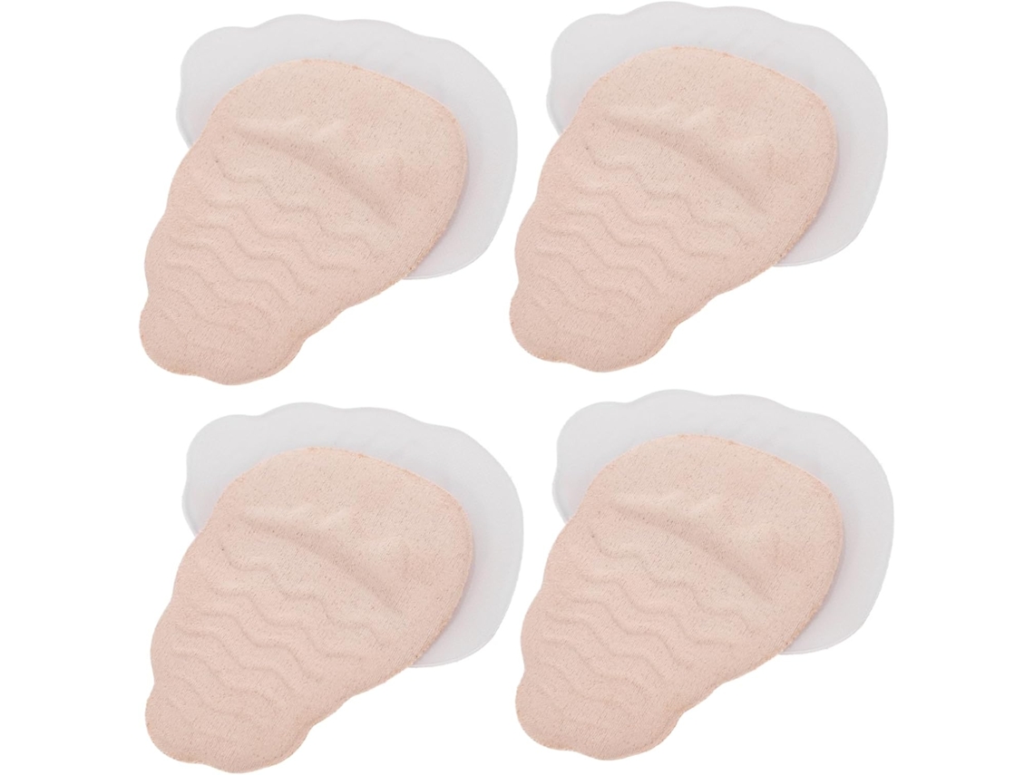 4 Pares De Palmilhas Gel Antiderrapantes Para Calcanhar E Antepé, Macias E Acolchoadas Para Calçados Femininos