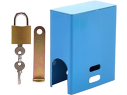 Kit De Trava Para Torneira Externa, Cor Ferro Azul, E Registro.