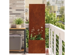 Vidaxl Tela De Privacidade Para Jardim Ferro Enferrujado Aço Corten