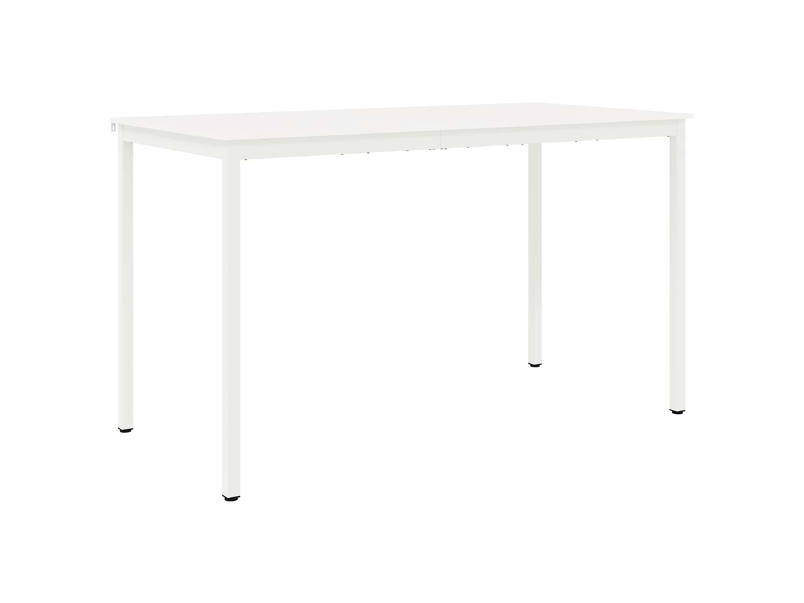 Mesa de Bar Branco Madeira de Pinheiro Sólida MAISON EXCLUSIVE (110x55x105 cm)