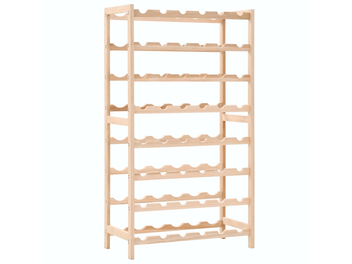 Vidaxl Garrafeira Em Madeira De Cedro 57,5x28x102 Cm
