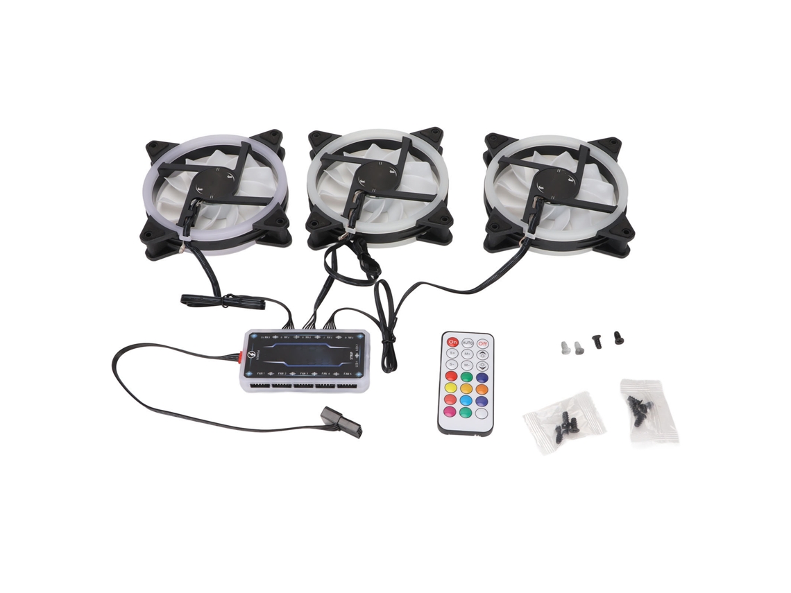 Cpu Fan 11 Lâminas Rgb Silencioso Antichoque Dissipação De Calor Forte Cooler 12v