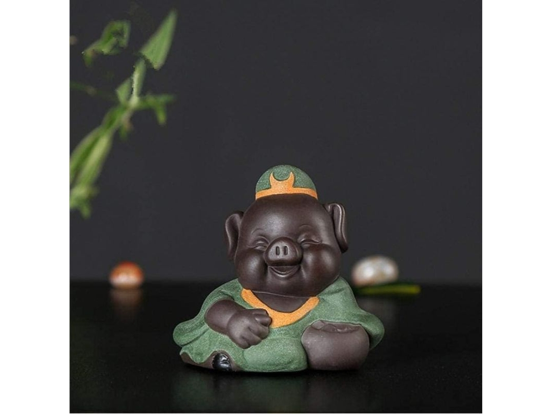 Figura De Escultura De Xadrez Em Argila Roxa Para Decoração De Casa E Presente
