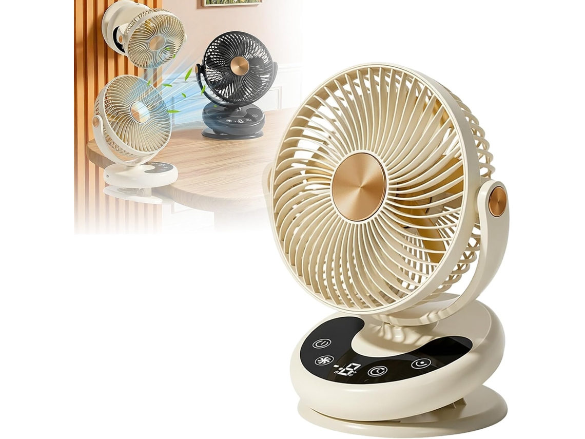 Ventilador Portátil Recarregável Pessoal Com 199 Velocidades E Baixo