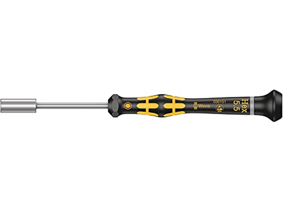 Chave de Parafusos INDOOSTRIAL Wera Kraftform ESD 1500 Series - de precis�o (5.5 mm x 60 mm)