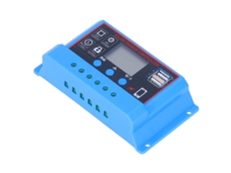 Controlador De Carga De Painéis Solares Pwm Com Display Lcd, Regulador Fotovoltaico 12v/24v 30a