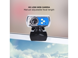 Webcam Usb Hd 12mp Com Rotação De 360 Graus, Câmera De Computador Sem Driver Com Microfone