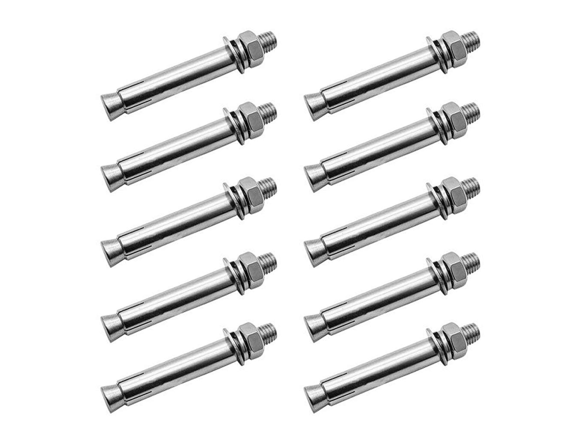 Conjunto de 10 Parafusos de Expansão AQUAFORGE