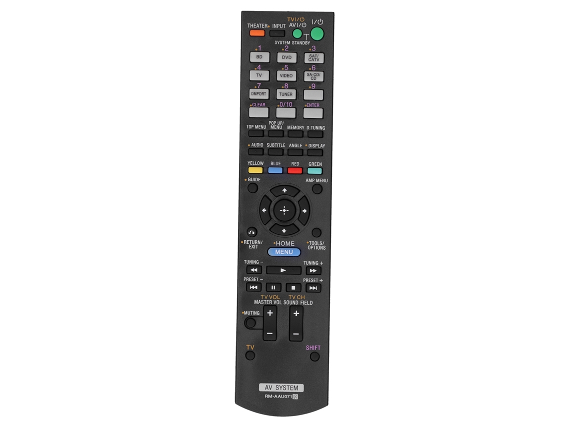 Controle Remoto Mali para Sony RM-AAU071, HT CT350, HT SF470, STR DH510 sistema de teatro