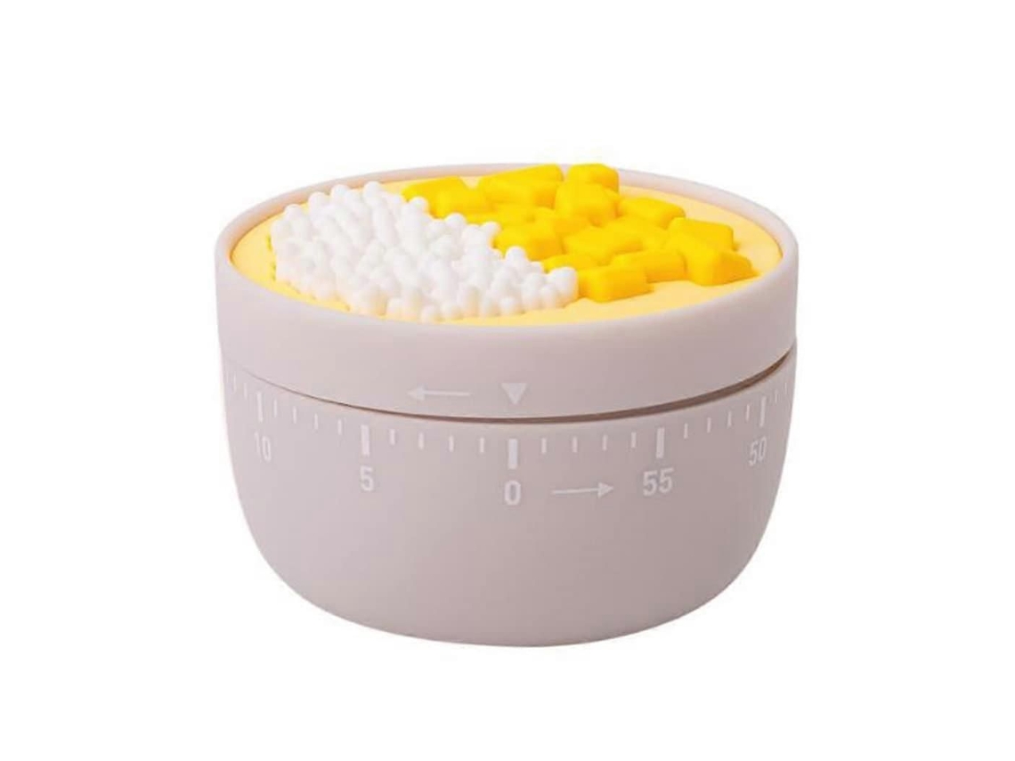 Timer De Cozinha Rosa - Timer Manual De Sobremesa Com Alarme