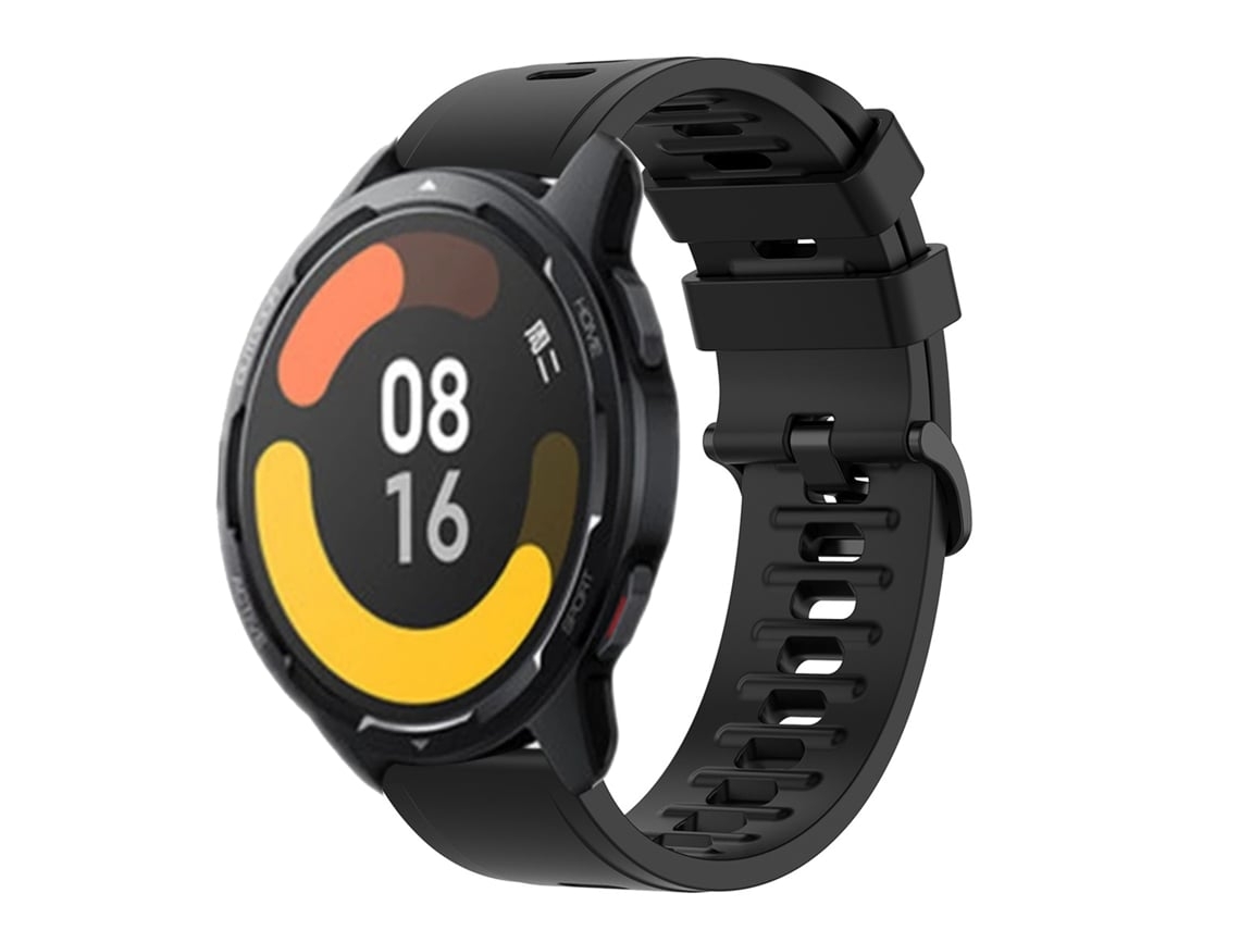 Pulseira De Silicone Macio 22 Mm, Compatível Com Smartwatch Xiaomi Mi Watch Color 2 (preta)