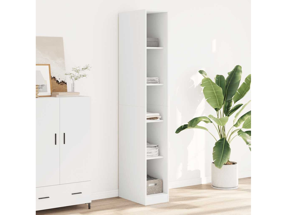 Vidaxl Roupeiro 30x50x200 Cm Derivados De Madeira Branco