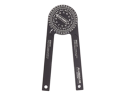 Protractor de serra de mitra alumínio com 2 escalas laser para carpinteiro | S/MARCA