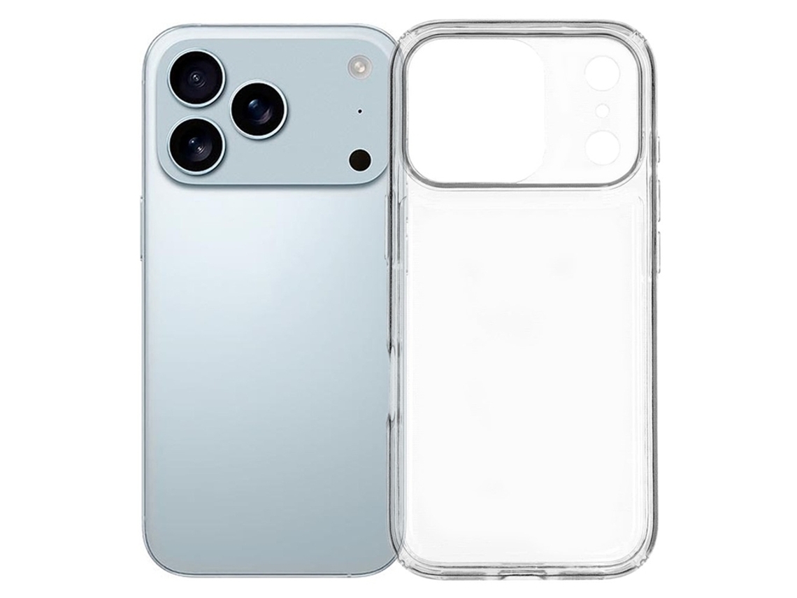 Capa Transparente Para Iphone 17 Pro Hd Em Tpu Macio