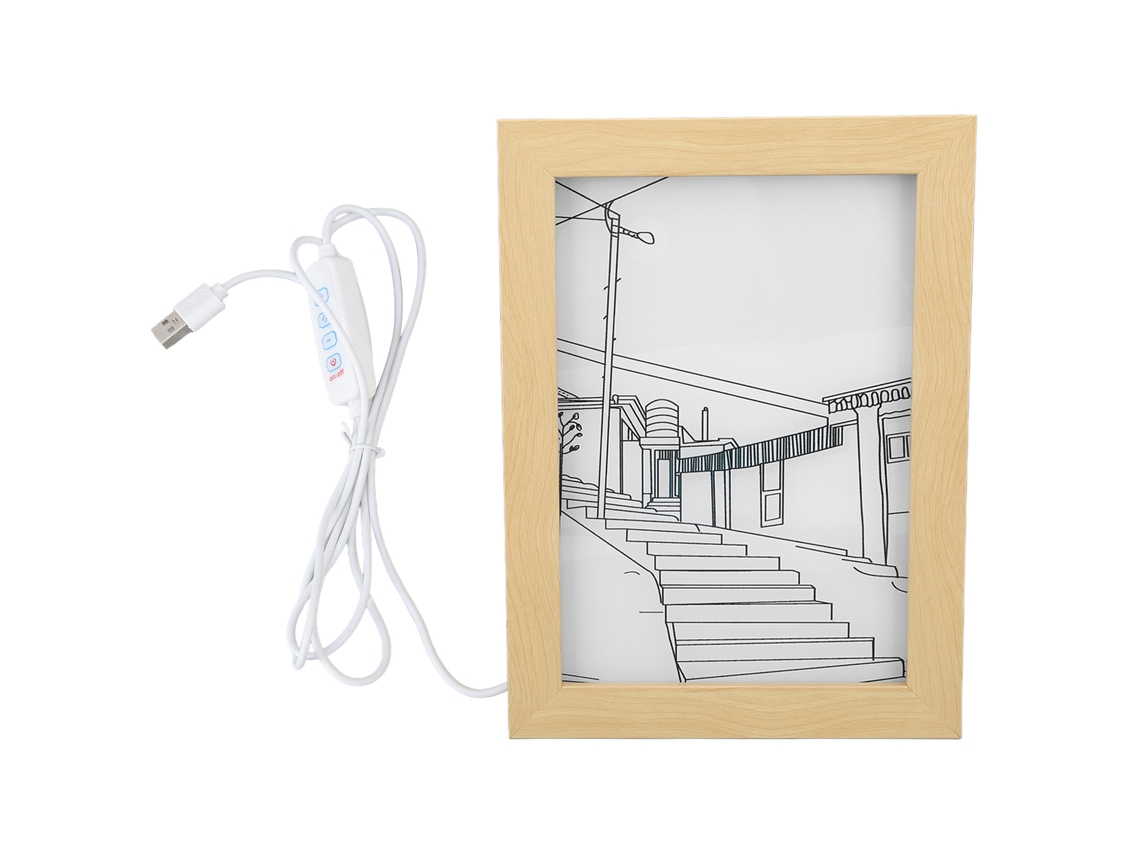 Quadro Luminoso Led com 3 Modos, Moderno e Elegante, para Decoração de Parede de Quarto CHABERLU