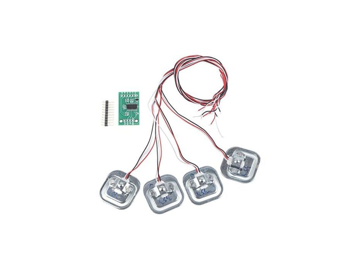 Módulo Sensor De Pressão Hx711 Arduino Medidor De Tensão De Carga 50 Kg 100 Kg 200 Kg Yyv Slowmoose