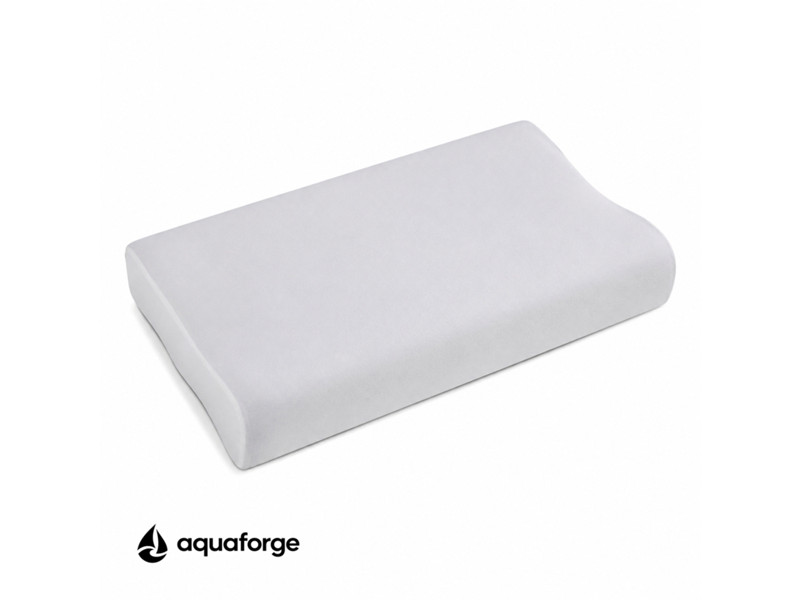 Almofada Cervical Ergonómica Espuma Viscoelástica Respirável 42 X 70 Cm
