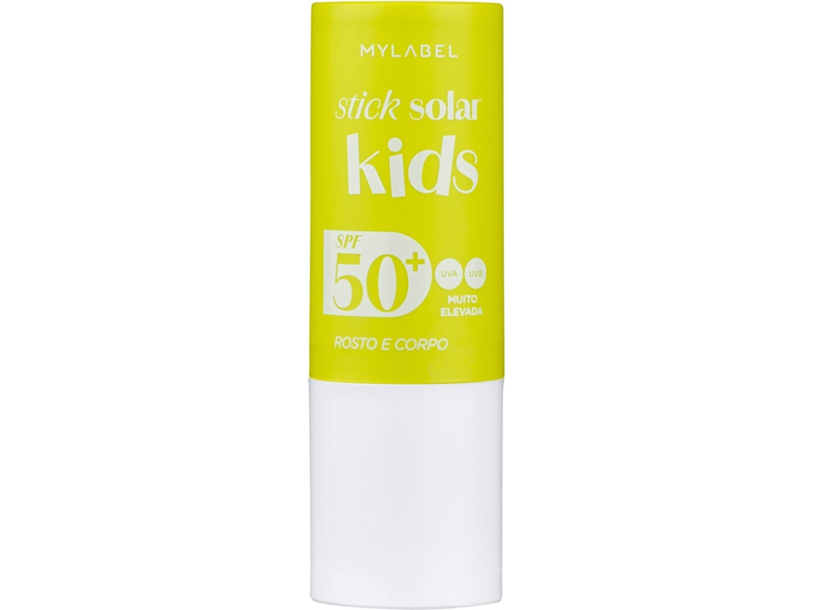 Protetor Solar Stick Rosto e Corpo Kids Verde Fps 50+ MYLABEL