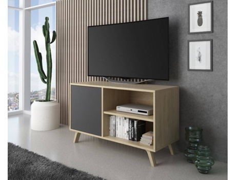Móvel de TV  Wind (92x40x57cm - Melamina - Castanho)