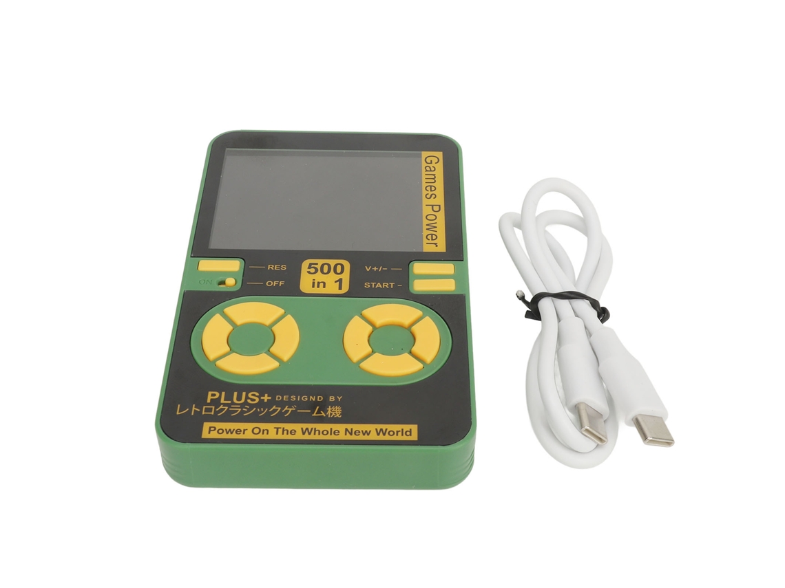 Laxiscreed Console Retro 2 Em 1 Com 500 Jogos Clássicos E Bateria De 5000mah