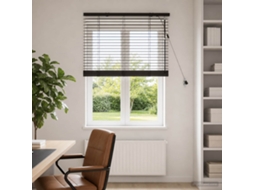 Vidaxl Cortina Veneziana Marrom Escuro 75 X 130 Cm 35 Mm