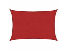 Toldo vela VIDAXL Vermelho (2x3 m)