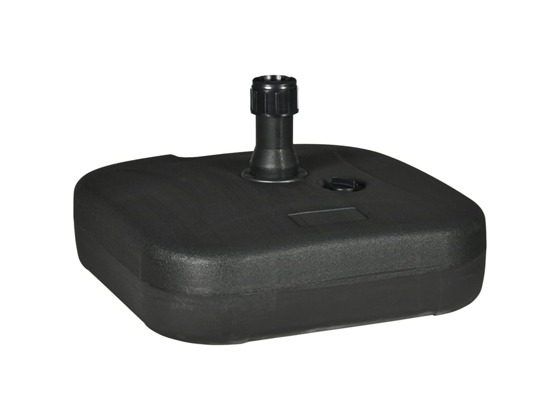 Base redonda para guarda sol, 46x45x26 cm, HDPE preto ORBITRA COMMERCE