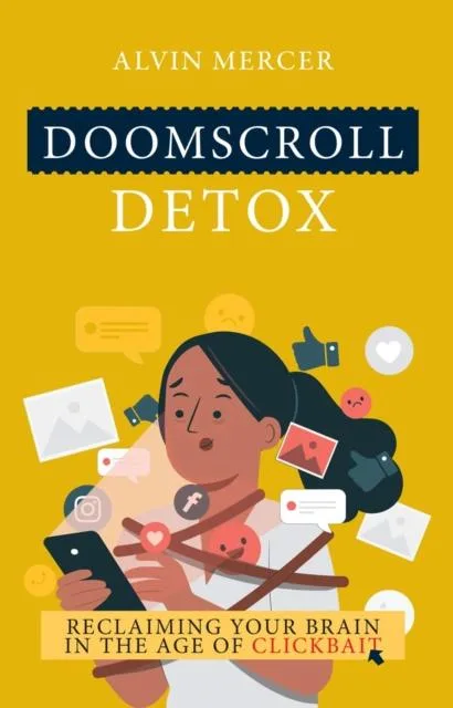 Livro Doomscroll Detox de Alvin Mercer (Inglês)