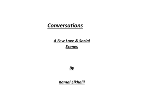 Livro Conversations A Few Love amp Social Scenes de Kamal Elkhalil (Inglês)