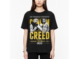 Rockinstone Rocky Movie Conlan Vs Creed Black Adult T-shirt Size:m