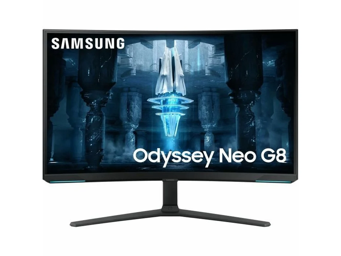 Monitor SAMSUNG S32Bg850Np Branco Preto Led Va Flicker Free 32 4K Ultra Hd 1 Ms
