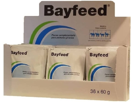 Suplemento Alimentar para Gado ELANCO Antidiarreico Bayfeed (60 g - 36 Und)