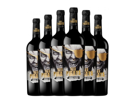 Vinho VICENTE GANDÍA Uva Pirata Grenache Tintorera Valencia (0.75 L - 6 Unidades)