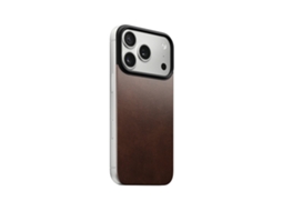 Capa Nomad Back Couro Iphone 17 Pro Castanha
