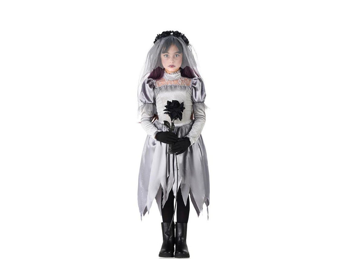 Fato de Noiva Grim Corpse para menina